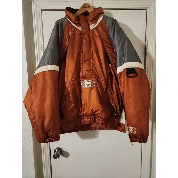 STARTER Jackets Coats Vintage Texas Longhorns Starter Puffer
